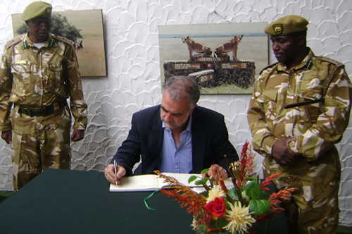 CORRECTION ON ICC PROSECUTOR LUIS MORENO OCAMPO VISIT