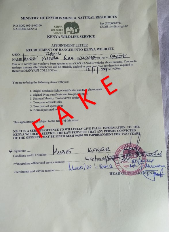Fraud alert