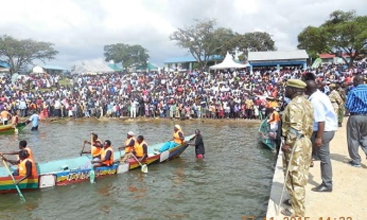 HOMA BAY MEN EMERGE WINNERS AT 5TH EDITION OF THE LAKE VICTORIA SITATUNGA BOAT RACE