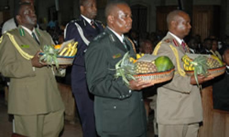 UNIFORMED AND DISCIPLINED SERVICES HOLD SPECIAL THANKSGIVING SERVICE IN NAIROBI