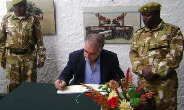 CORRECTION ON ICC PROSECUTOR LUIS MORENO OCAMPO VISIT