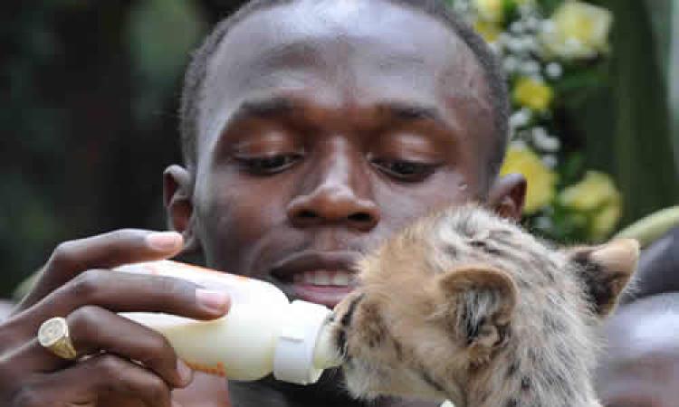 JAMAICAN SPRINTER USAIN BOLT NAMES AND ADOPTS KENYAN CHEETAH
