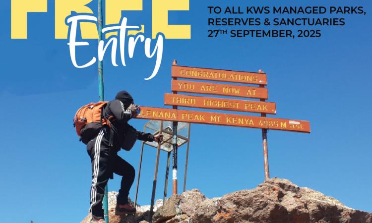 Guidelines For Free Entry To National Parks And Captive Wildlife Facilities For Kenyan Citizens On 27th September 2025 To Mark The 2025 UNWTO World Tourism Day And Week